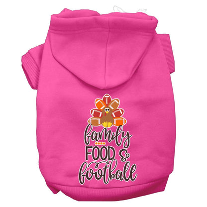 Pet Hoodie "Family, Food, & Football"