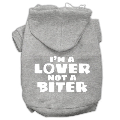 Pet Hoodie "I'm A Lover, Not A Biter"