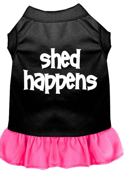 Pet Dress Screen Printed, "Shed Happens"