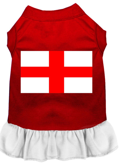 Pet Dress Screen Printed, "St. George's Cross"
