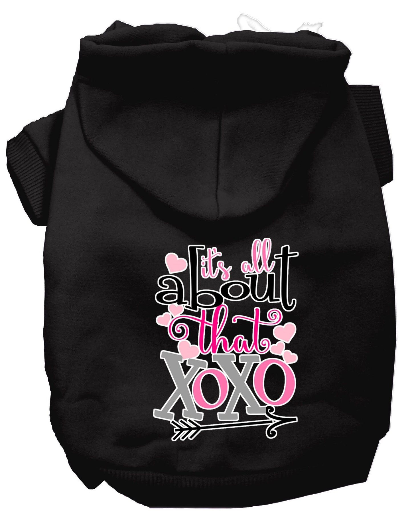 Pet Hoodie "All About That XOXO"