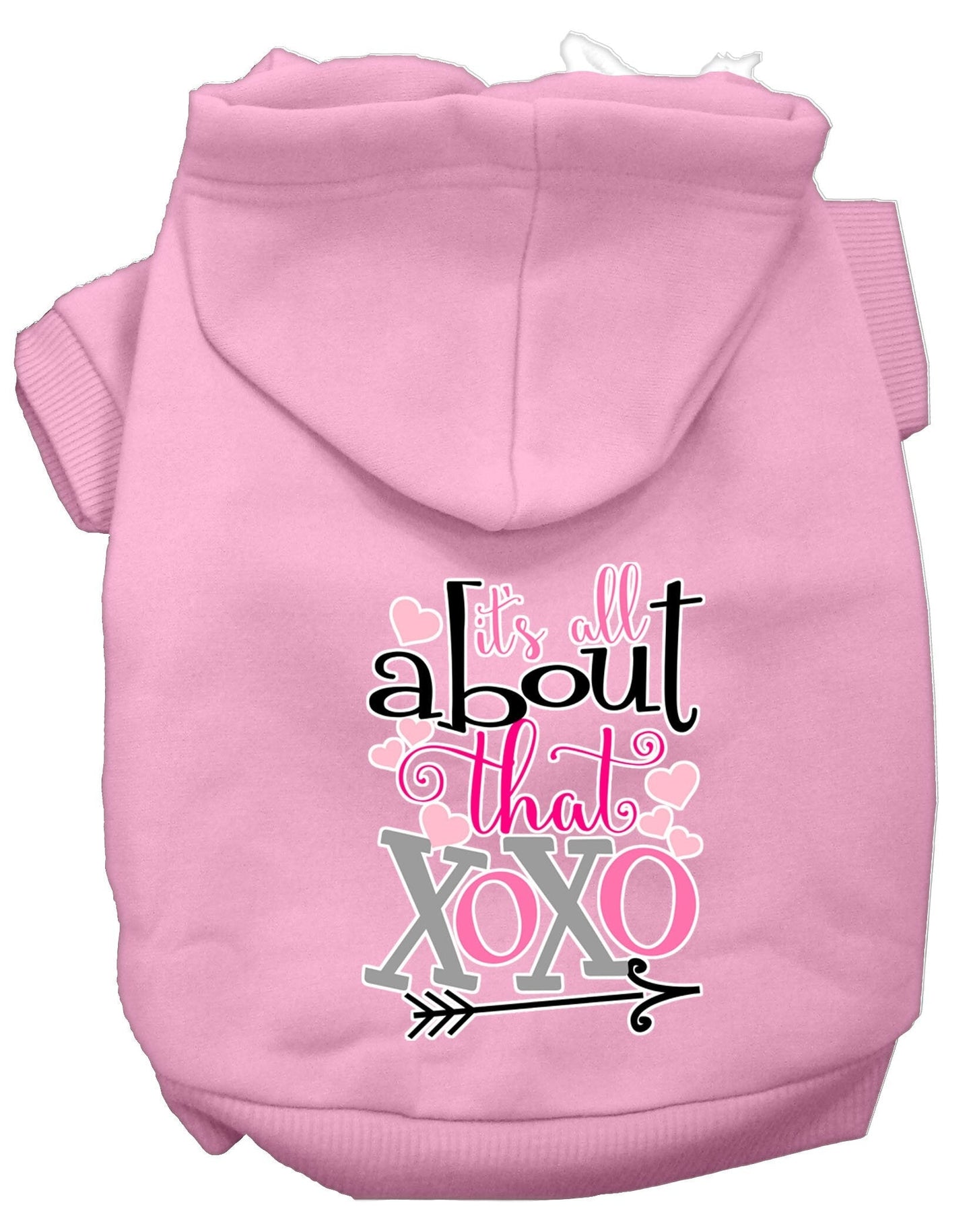 Pet Hoodie "All About That XOXO"