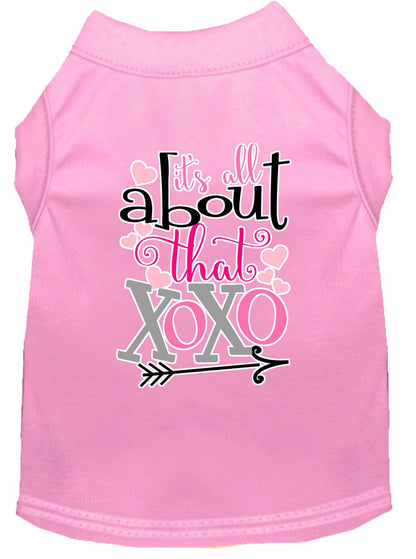 Pet Shirt "All About That XOXO"