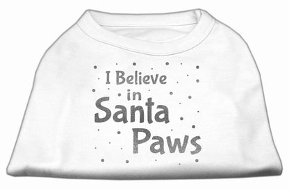Christmas Pet Shirt, "I Believe In Santa Paws"