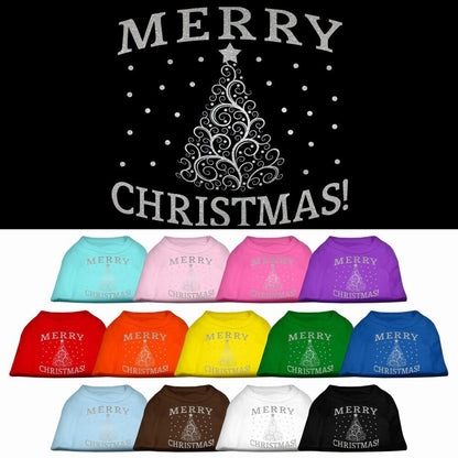 Christmas Pet Shirt, "Shimmer Christmas Tree"