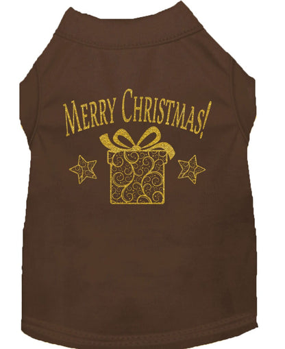Christmas Pet Shirt, "Golden Christmas Present"