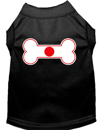 Pet Shirt "Bone Shaped Japan Flag"
