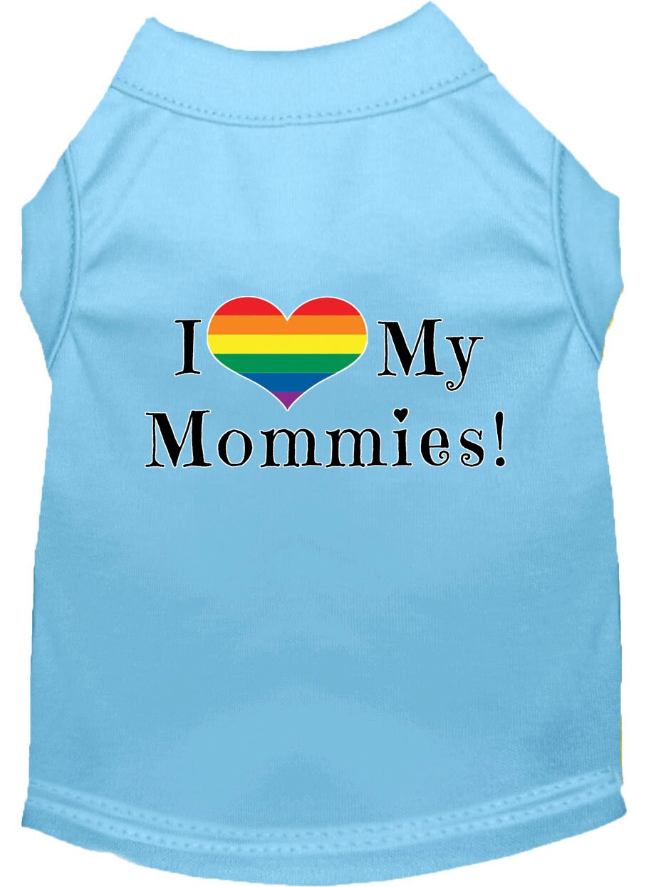 Pet Shirt "I Heart My Mommies"