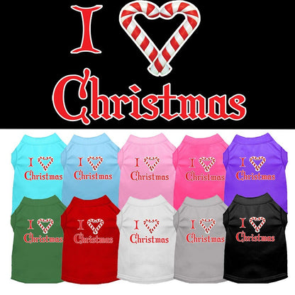 Christmas Pet Shirt, "I Heart Christmas"