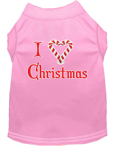 Christmas Pet Shirt, "I Heart Christmas"