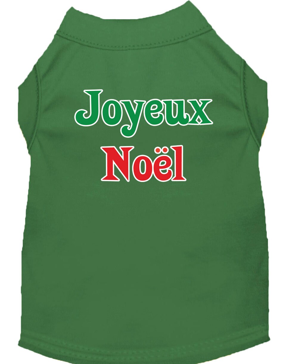 Christmas Pet Shirt, "Joyeux Noel"