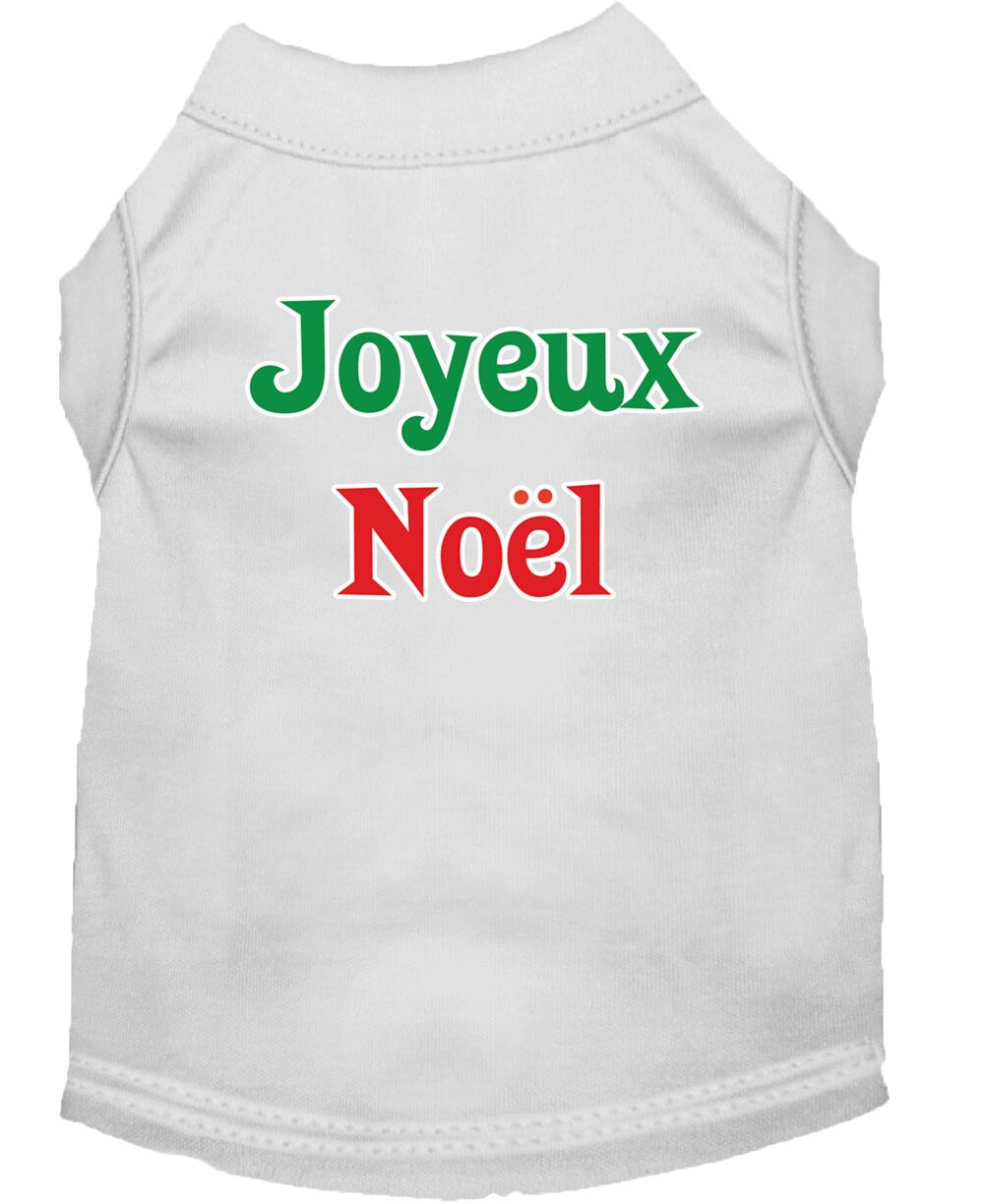 Christmas Pet Shirt, "Joyeux Noel"