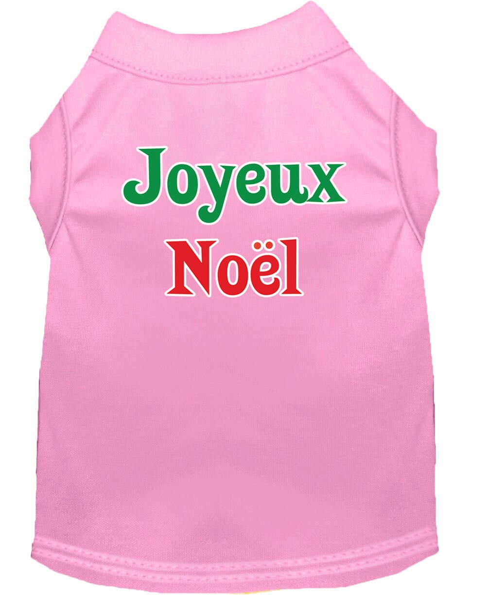 Christmas Pet Shirt, "Joyeux Noel"
