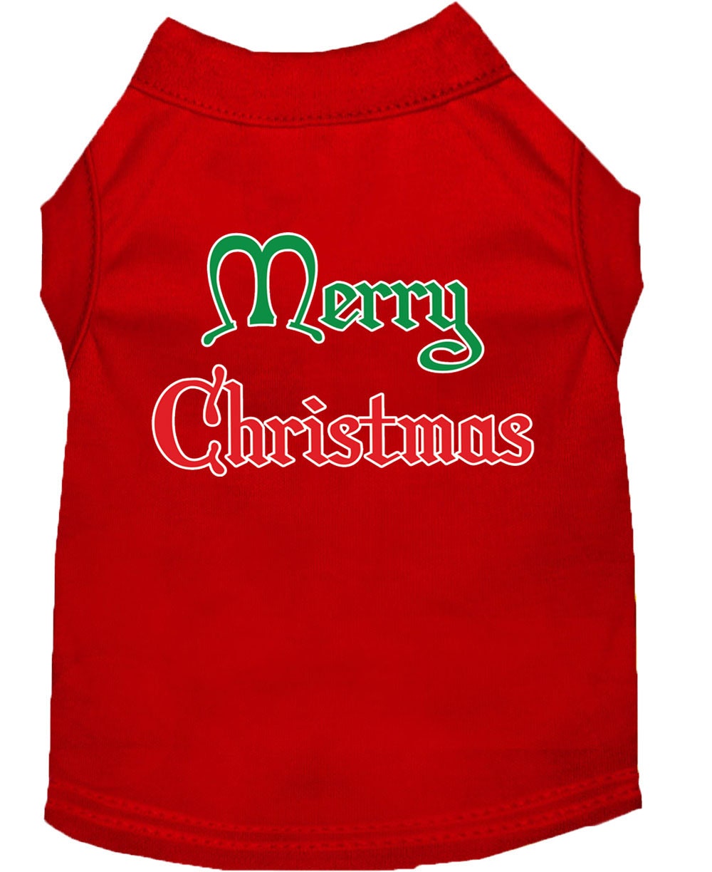 Christmas Pet Shirt, "Merry Christmas"