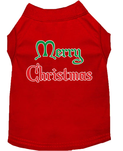 Christmas Pet Shirt, "Merry Christmas"