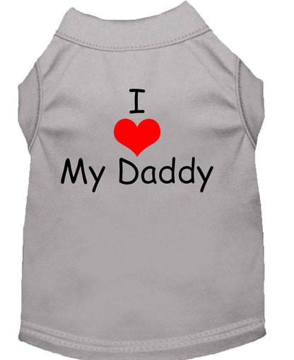 Pet Shirt "I Love My Daddy"