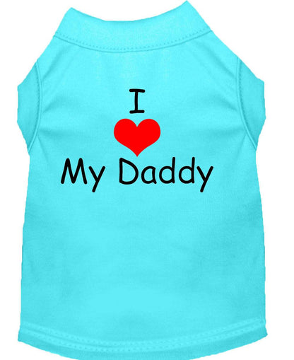 Pet Shirt "I Love My Daddy"