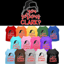 Christmas Pet Dog & Cat Shirt Screen Printed, "You Serious, Clark?"