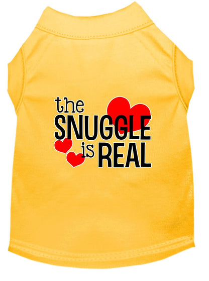 Pet Shirt "The Snuggle Is Real"