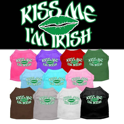 Pet Shirt "Kiss Me I'm Irish"