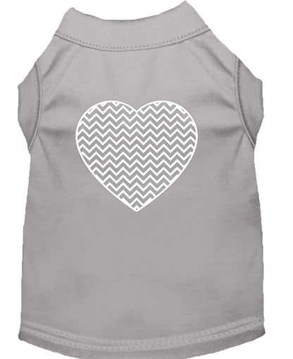 Pet Shirt "Chevron Heart"