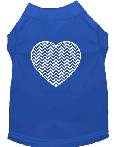 Pet Shirt "Chevron Heart"