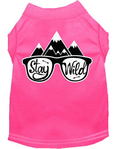 Pet Shirt  "Stay Wild"