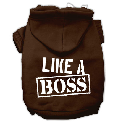 Pet Hoodie "Like A Boss"