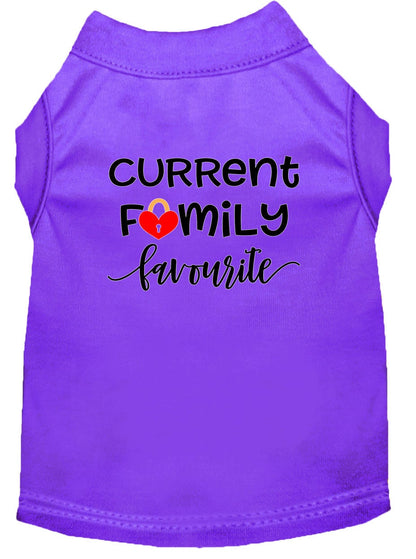Pet Shirt "Current Family Favorite"