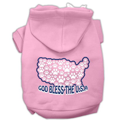 Pet Hoodie "God Bless The USA"