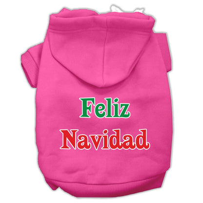 Christmas Pet Hoodie "Feliz Navidad"