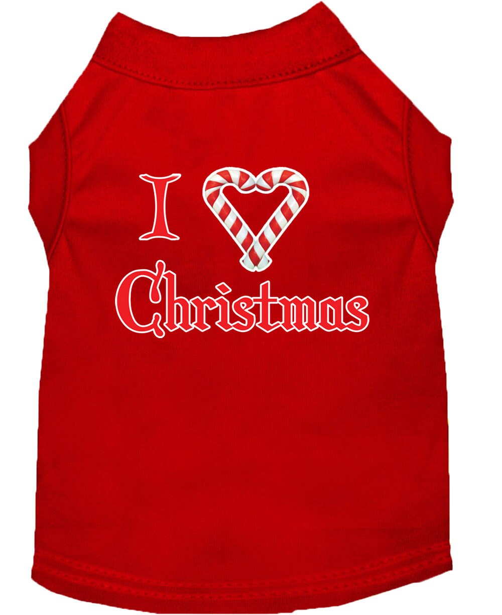 Christmas Pet Shirt, "I Heart Christmas"