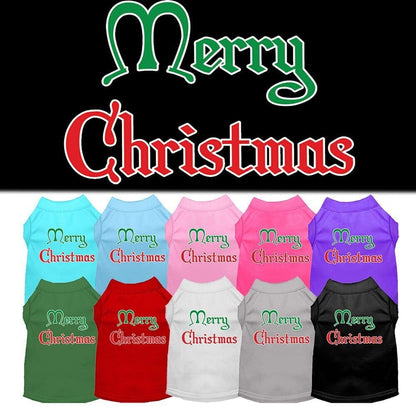 Christmas Pet Shirt, "Merry Christmas"