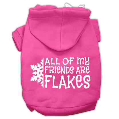 Christmas Pet Hoodie "All Of My Friends Are Flakes"
