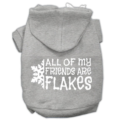 Christmas Pet Hoodie "All Of My Friends Are Flakes"