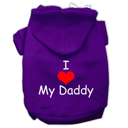 Pet Hoodie "I Love My Daddy"