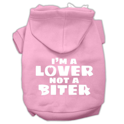 Pet Hoodie "I'm A Lover, Not A Biter"