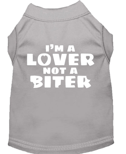 Pet Shirt "I'm A Lover, Not A Biter"
