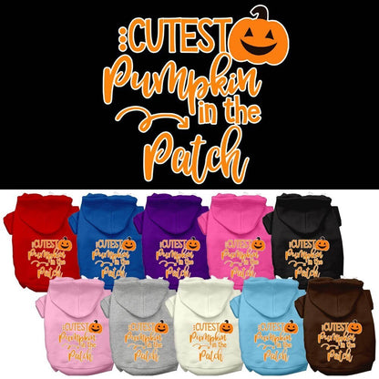Halloween Pet Hoodie "Cutest Pumpkin In The Patch"