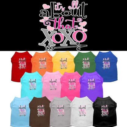 Pet Shirt "All About That XOXO"