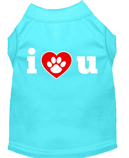 Pet Shirt "I Love You"