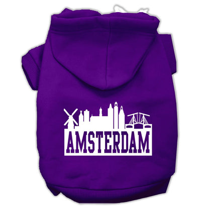 Pet Hoodie "Amsterdam Skyline"