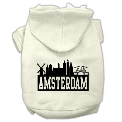 Pet Hoodie "Amsterdam Skyline"