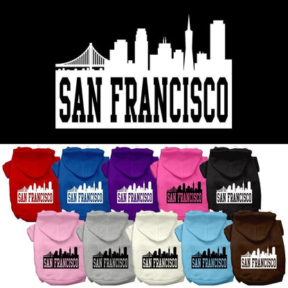 Pet Hoodie "San Francisco Skyline"