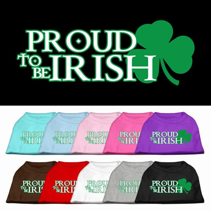 Pet Shirt "Proud To Be Irish"