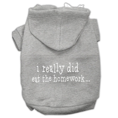 Pet Hoodie "I Really Did Eat The Homework"
