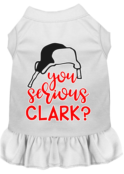 Christmas Pet Dress Screen Printed, "You Serious Clark?"