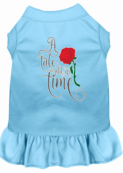 Pet Dress Screen Printed, "Timeless Tale"
