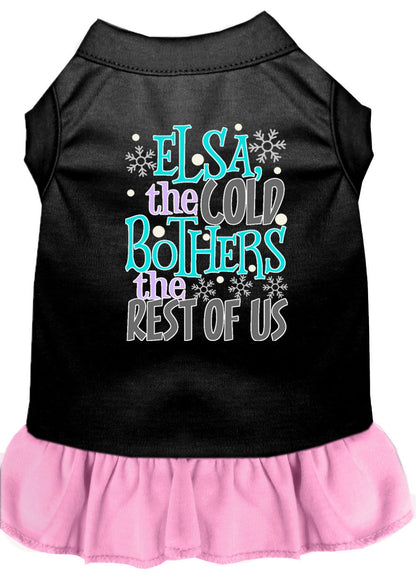 Pet Dress "Elsa, The Cold Bothers The Rest Of Us"