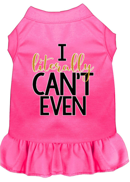 Pet Dress "I Literally Can't Even"